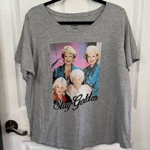 The Golden Girls Top Tshirt Plus 1X TV Show Like New Women Womens